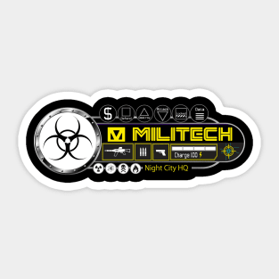 Cyberpunk - Militech International Armaments Sticker